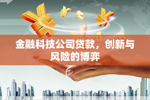 石柱金融科技公司贷款，创新与风险的博弈