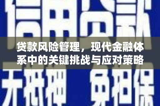 石柱贷款风险管理，现代金融体系中的关键挑战与应对策略