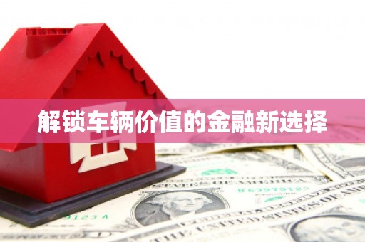 石柱解锁车辆价值的金融新选择