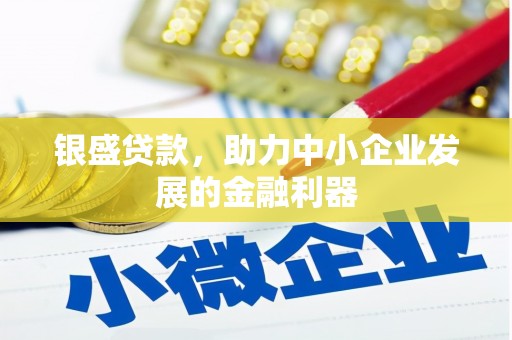 石柱银盛贷款，助力中小企业发展的金融利器