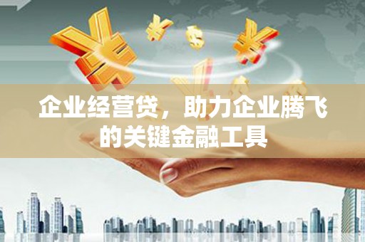 石柱企业经营贷，助力企业腾飞的关键金融工具