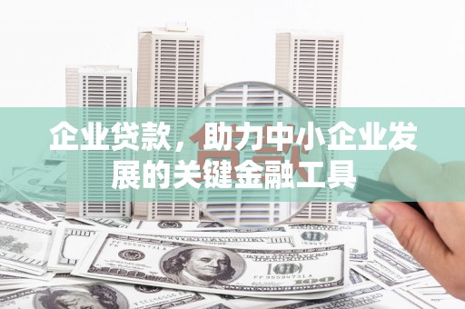 石柱企业贷款，助力中小企业发展的关键金融工具