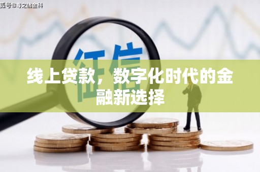 石柱线上贷款，数字化时代的金融新选择