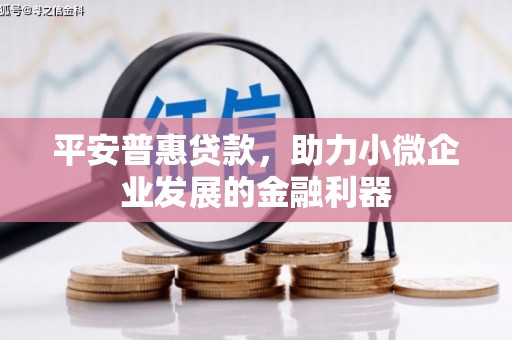 石柱平安普惠贷款，助力小微企业发展的金融利器