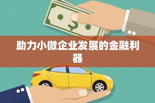 石柱助力小微企业发展的金融利器