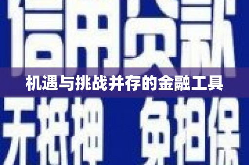 石柱机遇与挑战并存的金融工具